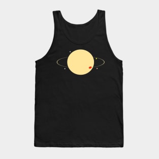 Jupiter and Galileo's Moons Tank Top